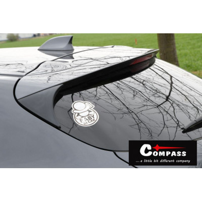 Samolepka reflexná Baby in car - strieborná