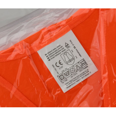 COMPASS výstražná detská vesta, oranžová, EN 1150