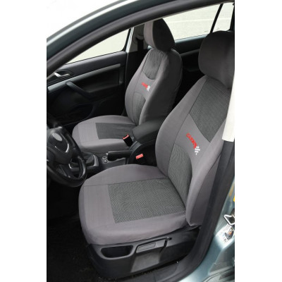 Poťahy sedadiel Airbag, šedé, sada 9 ks