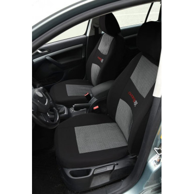 Poťahy sedadiel Airbag Dark, sada 9 ks