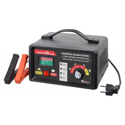 Nabíjačka akumulátora 6 / 12 V, 2 / 10 / 55 A