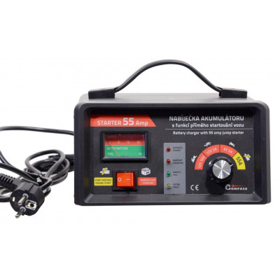 Nabíjačka akumulátora 6 / 12 V, 2 / 10 / 55 A