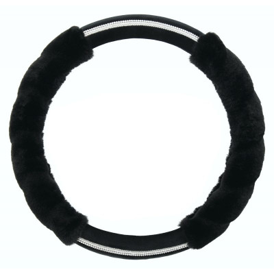 Poťah na volant Diamond- čierny