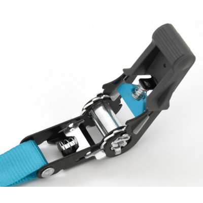 COMPASS popruhy s račňou a hákmi, 350 cm, 4ks