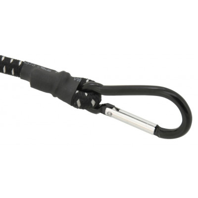 COMPASS pružný upínač- karabína 10 mm, 1 x 100 cm