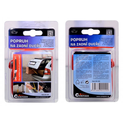 Upínací popruh na zadné dvere
