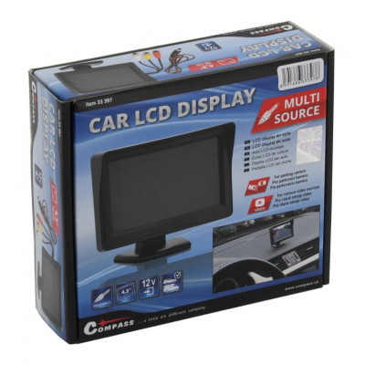 COMPASS LCD display so stojanom pre parkovaciu kameru