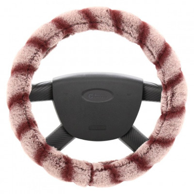 Poťah na volant Lemur- ružový