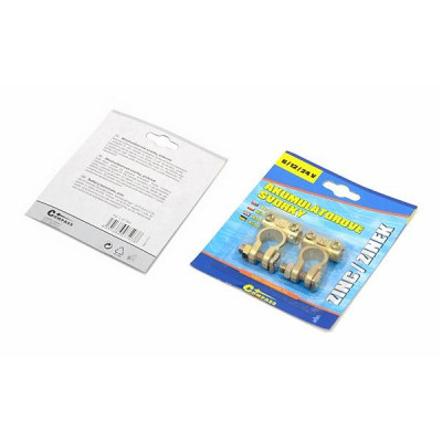 COMPASS Akumulátorové svorky zinkové, 2ks