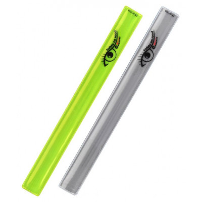 COMPASS Reflexný opasok Roller S.O.R., žltý a strieborný,2ks