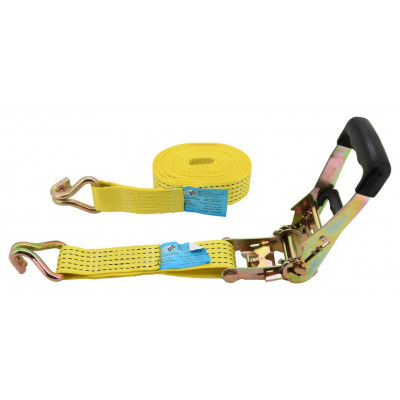Popruh s račňou a hákmi, 6 m