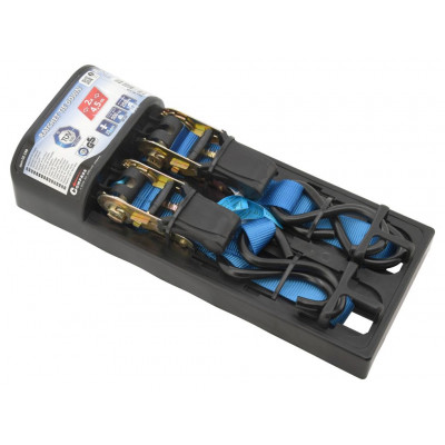 Popruh s račňou a hákmi, sada 2 kusov