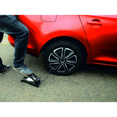 Hustilka nožná s manometrom jednopiestová - TÜV / GS