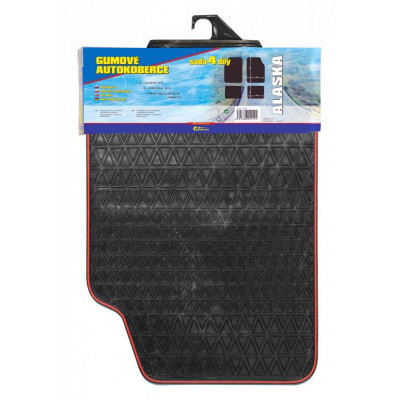 Koberce gumové Alaska - sada 4 kusov