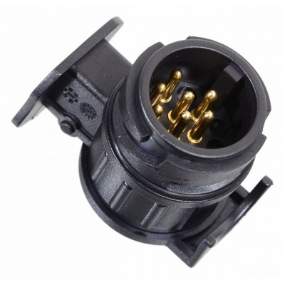 Redukcia zásuvky ťažného zariadenia, 13-7 pólov