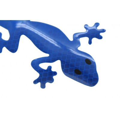 Samolepiaca dekorácia Gecko - modrá