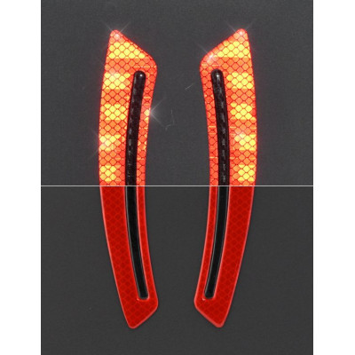 COMPASS chránič dverí samolepiaci SWORD červený, 2 ks