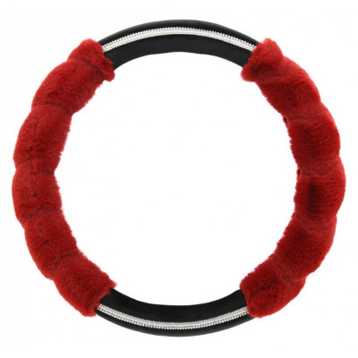 Poťah na volant Diamond- červený