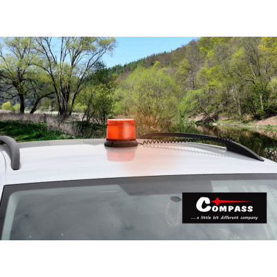 COMPASS Maják 40 LED, 12 V, oranžový
