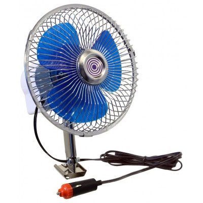 COMPASS Otočný ventilátor do auta, 18 cm, 12 V