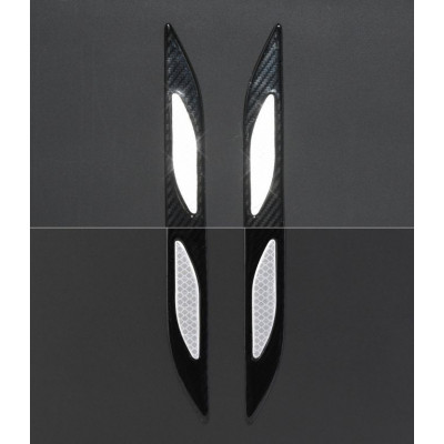 COMPASS chránič dverí samolepiaci DAGGER strieborný, 2 ks