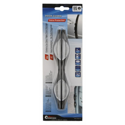 COMPASS Chránič dverí biely, 2 ks