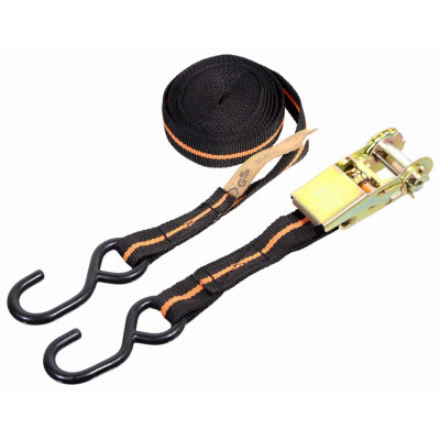 Popruh s račňou a hákmi - 5 m