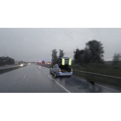 Reflexný pás s magnetmi žltý, 2 ks