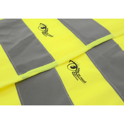 Reflexný pás s magnetmi žltý, 2 ks