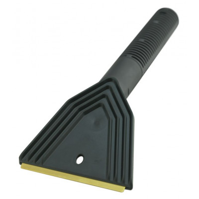 Škrabka na ľad, plast/mosadz