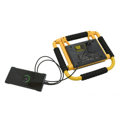 Svietidlo COB 20W dobíjateľné s power bankou