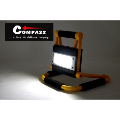 Svietidlo COB 20W dobíjateľné s power bankou