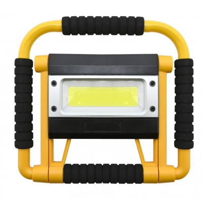 Svietidlo COB 20W dobíjateľné s power bankou