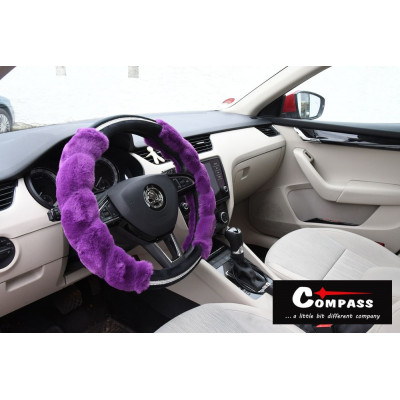 Poťah na volant Diamond- fialový
