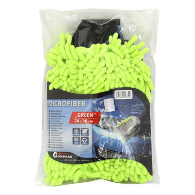 COMPASS Umývacie rukavice GREEN 24 x 16 cm