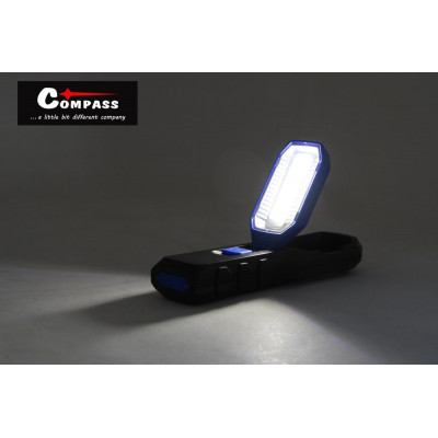 COMPASS Montážne LED svietidlo 300 lm s funkcniou powerbanky