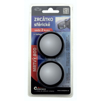 COMPASS Zrkadlo sférické okrúhle, 2 ks