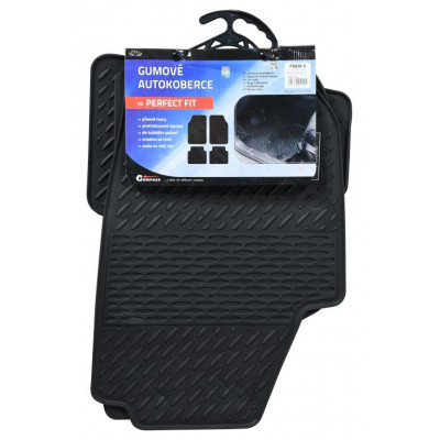 Koberce gumené Perfect Fit P4, súprava 4 kusov