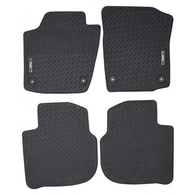 Koberce gumené s fixáciou Perfect Fit P5, súprava 4 kusov