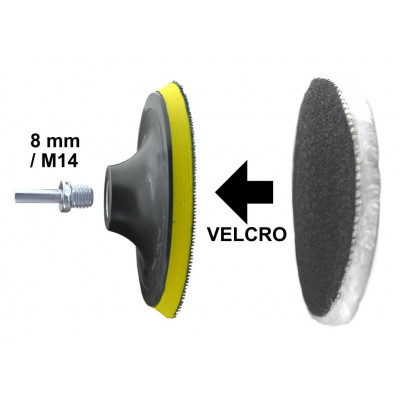 Leštiace kotúče s leštiacimi podložkami sada 3, 12 cm