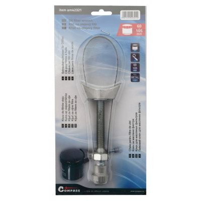 Kľúč na olejový filter, 60 až 105 mm