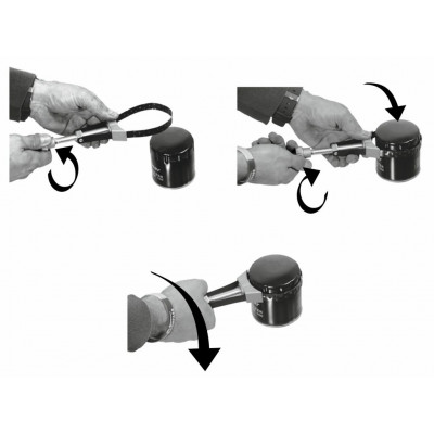 Kľúč na olejový filter, 60 až 105 mm