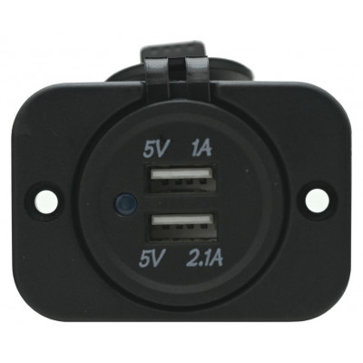 Zásuvka 2x USB 2,1A