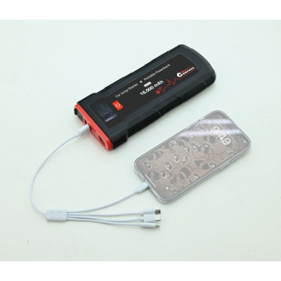 Powerbanka s funkciou SMART JUMP STARTER, 16 000mAh, 2000A
