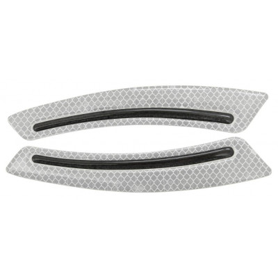 COMPASS chránič dverí samolepiaci SWORD strieborný, 2 ks