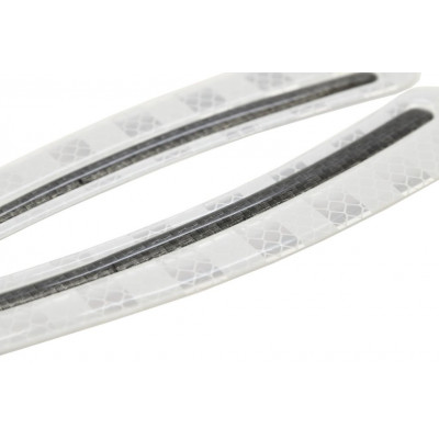 COMPASS chránič dverí samolepiaci SWORD strieborný, 2 ks