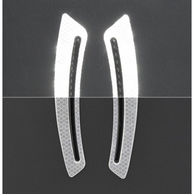 COMPASS chránič dverí samolepiaci SWORD strieborný, 2 ks