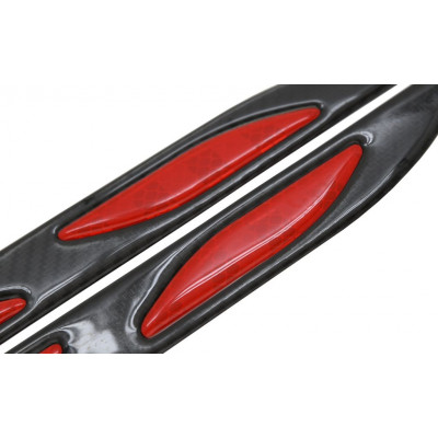 COMPASS chránič dverí samolepiaci DAGGER červený, 2 ks