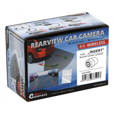 COMPASS bezdrôtová park. kamera Insert s LED prisvietením
