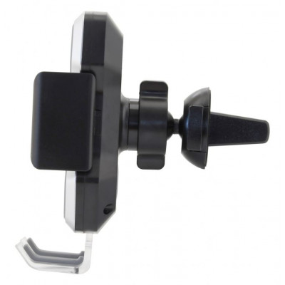 COMPASS Držiak telefónu Luke-X, bezdrôtové nabíjanie, silver